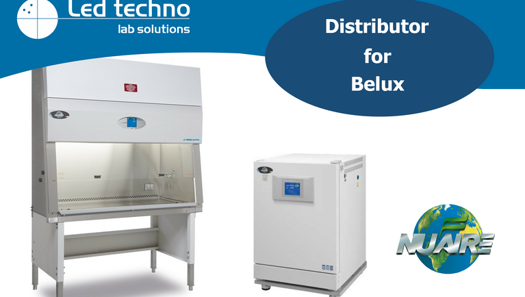 Nuaire Lab Equipment Appoints Led Techno as Exclusive Distributor for Belgium and Luxembourg